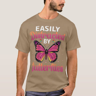 Camiseta Distraída fácilmente por la mantequilla de entomol