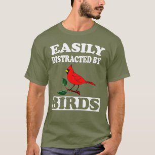 Camiseta Distraído Fácilmente Por Ave Graciosa De La Cami