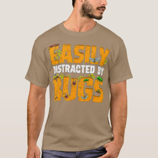Camiseta Distraído Fácilmente Por Bugs Insect Lover Boy Gif