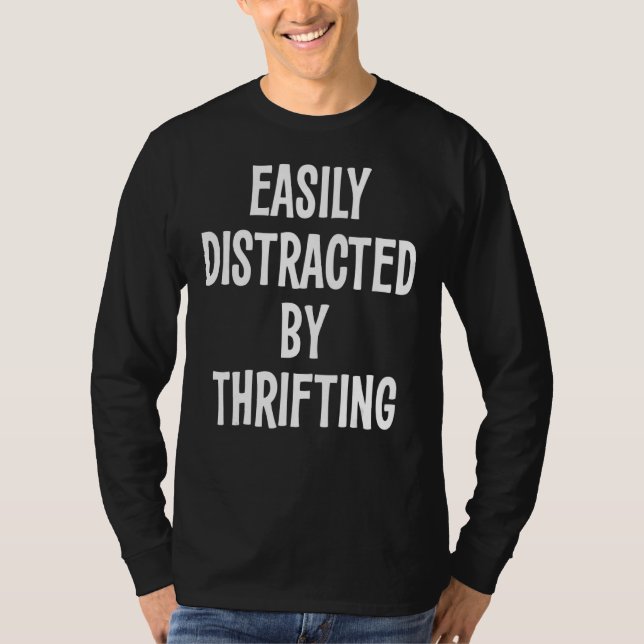 Camiseta Distraído Fácilmente Por El Fracaso (Anverso)