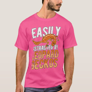 Camiseta Distraído Fácilmente Por El Leopardo Gecko Para Ge