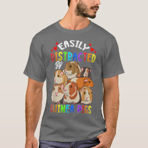 Camiseta Distraído Fácilmente Por El Pie Gracioso De Los Ce