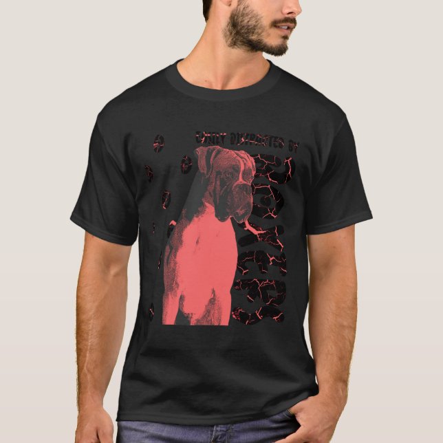 Camiseta Distraído Fácilmente Por Los Boxers 72 (Anverso)