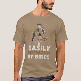 Camiseta Distraído fácilmente por los pájaros Ave Lover niñ