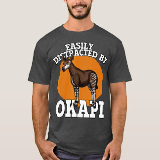 Camiseta Distraído Fácilmente Por Un Animal En Peligro De O