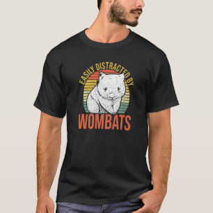 Camiseta Distraído Fácilmente Por Wombats Para Un Experto D