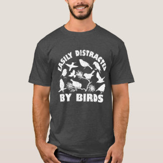 Camiseta Distraídos fácilmente por amigos amigos de Birds