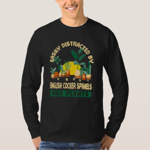 Camiseta Distraídos Fácilmente Por Cocker Español Y P Inglé