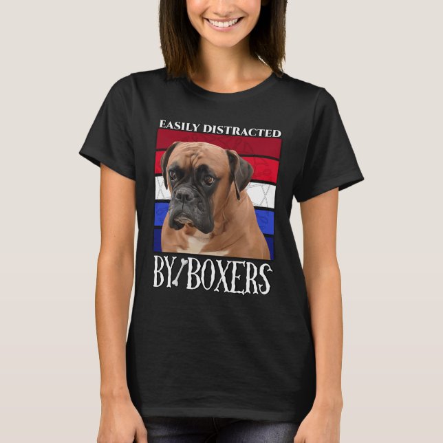 Camiseta Distraídos Fácilmente Por Los Boxers 3 68 (Anverso)