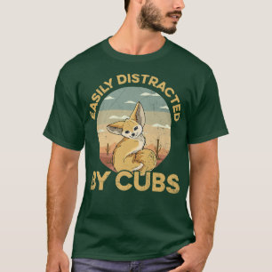 Camiseta Distraídos Fácilmente Por Los Fennec Foz Cita Por 