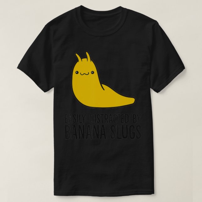 Camiseta Distraídos Fácilmente Por Los Zorros De La Banana  (Diseño del anverso)