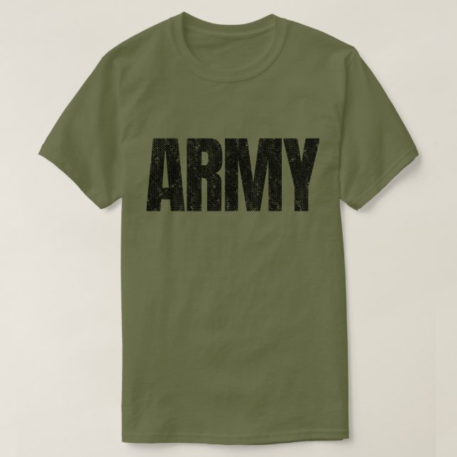 Camiseta Distressed Army (Diseño del anverso)