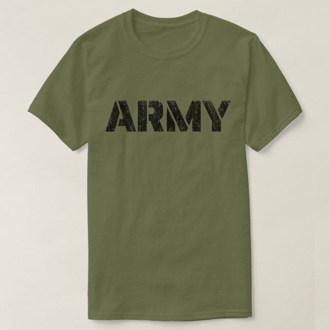 Camiseta Distressed Army (Diseño del anverso)
