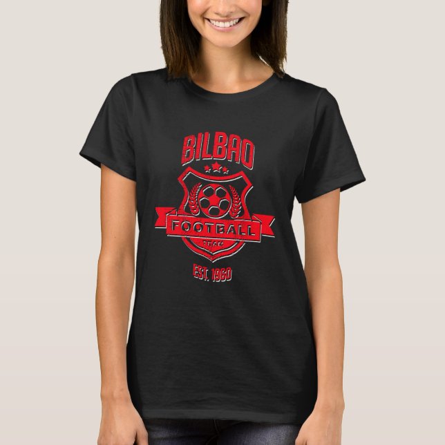 Camiseta Distressed Bilbao Spain Gameday Athletic Soccer Fa (Anverso)