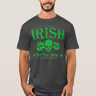 Camiseta Distressed Cool Irish Skull St Patricks St Day
