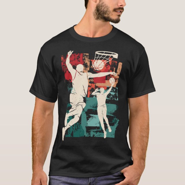 Camiseta Distressed Look Basketball (Anverso)
