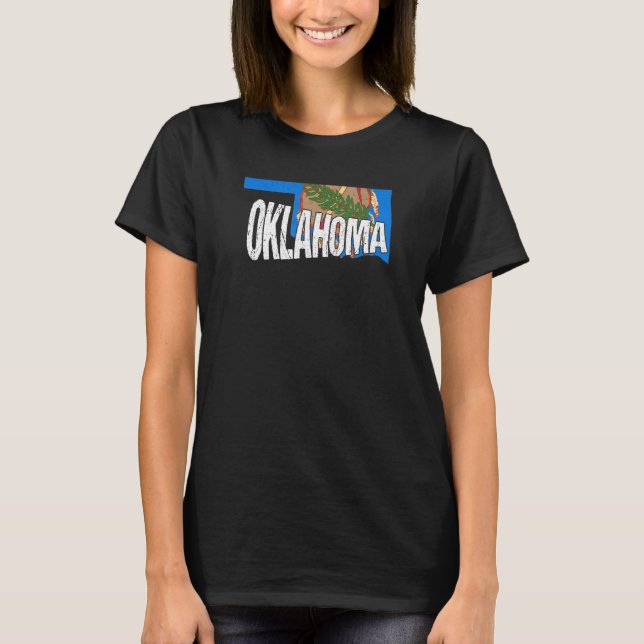 Camiseta Distressed Oklahoma (Anverso)