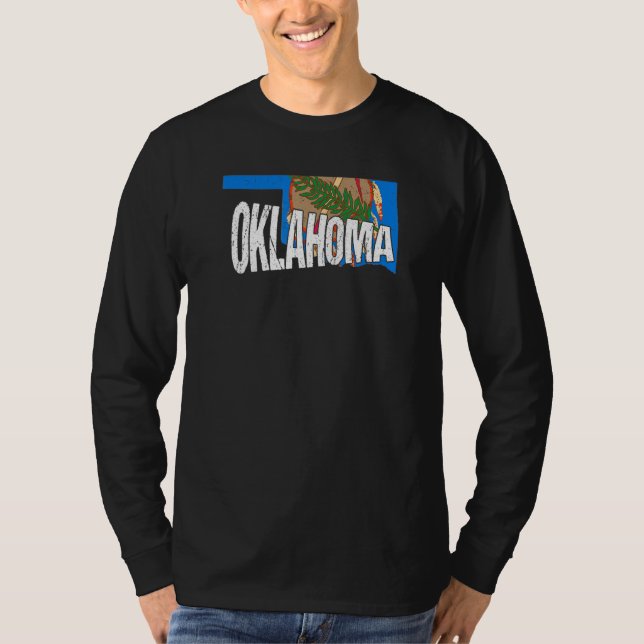 Camiseta Distressed Oklahoma (Anverso)