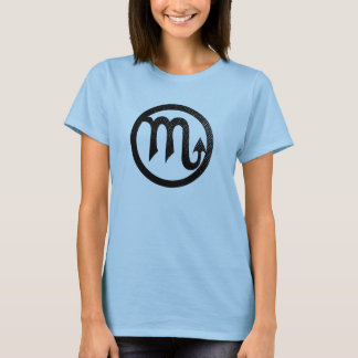 Camiseta Distressed Scorpio astrological symbol