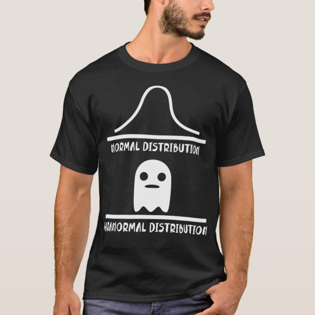 Camiseta Distribución normal Distribución paranormal (Anverso)