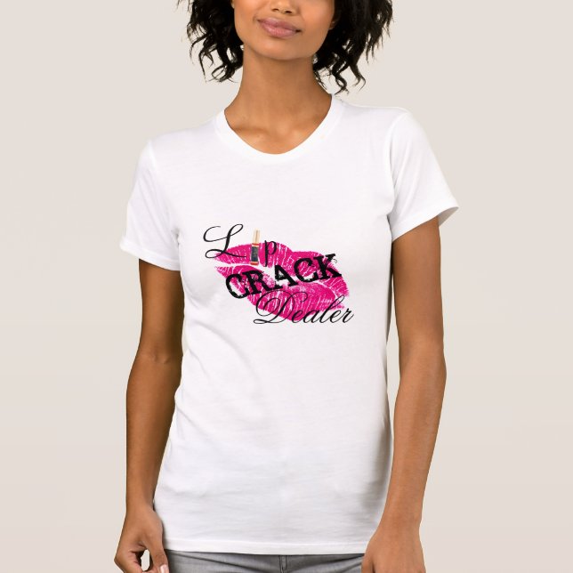 Camiseta Distribuidor autorizado de grieta del labio (Anverso)