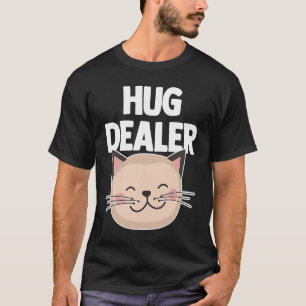 Camiseta Distribuidor de abrazos Gato Gatito lindo Dueño