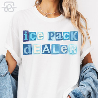 Camiseta Distribuidor de Bolsas de Hielo Enfermera Divertid