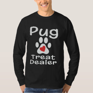 Camiseta Distribuidor de golosinas para Pug Huella de garra