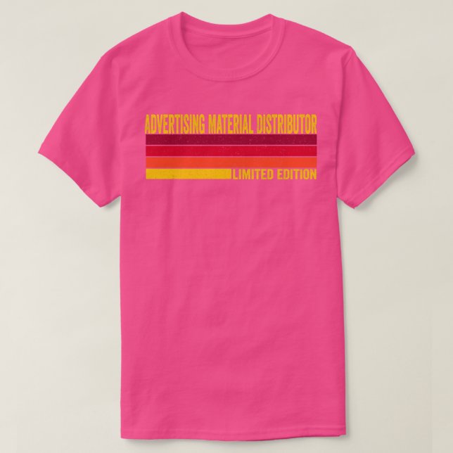 Camiseta Distribuidor de material publicitario (Diseño del anverso)