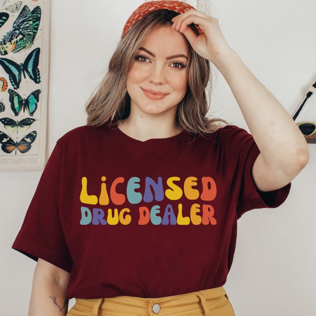 Camiseta Distribuidor de medicamentos con licencia, Licenci (Subido por el creador)