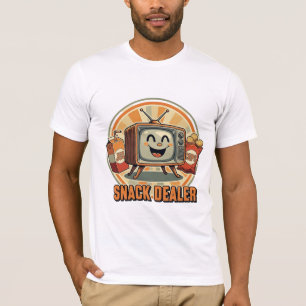 Camiseta Distribuidor de Snacks Retro TV & Munchies Diseño