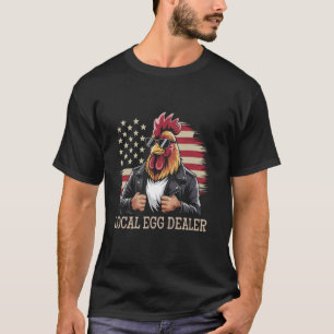 Camiseta Distribuidor local de huevos, divertido amante de