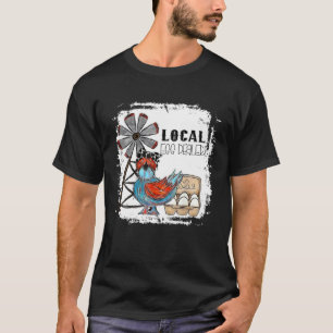 Camiseta Distribuidores Locales De Huevos Granja De Pollos 