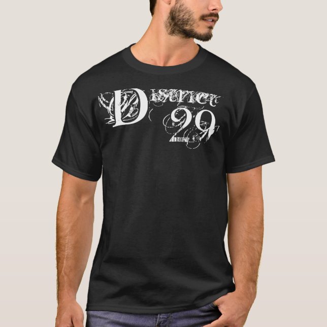Camiseta Distrito 29 - Negro (Anverso)