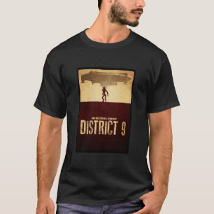 Camiseta DISTRITO 9 - Clásico de diseño de silueta mínima