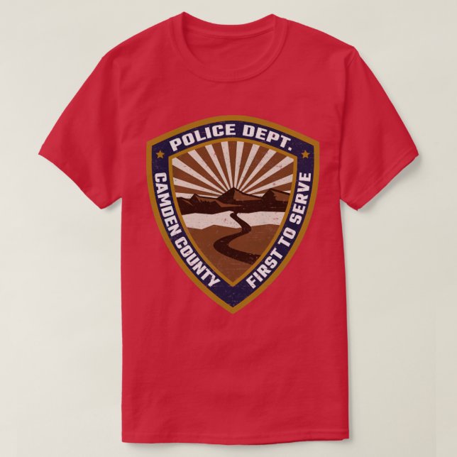 Camiseta Distrito de Camden PD usado RxTp (Diseño del anverso)