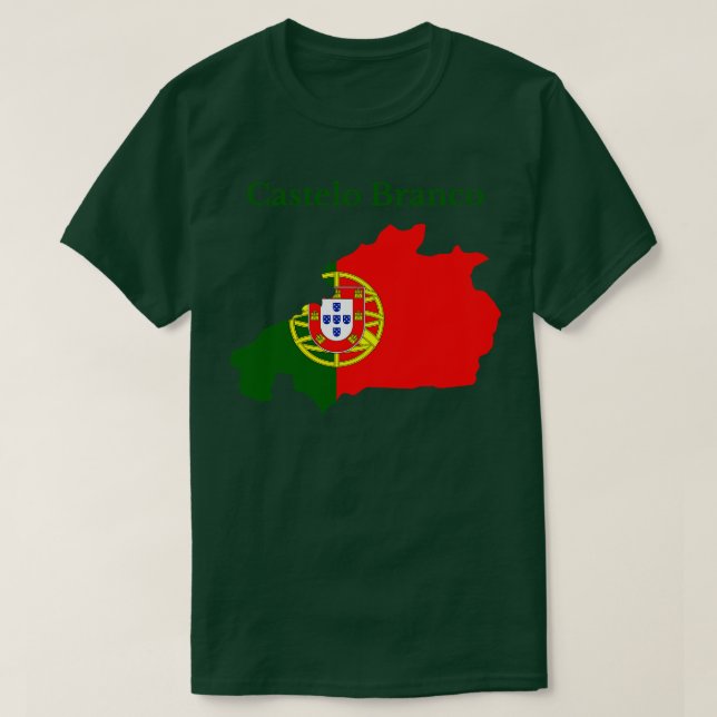 Camiseta Distrito de Castelo Branco Portugal (Diseño del anverso)