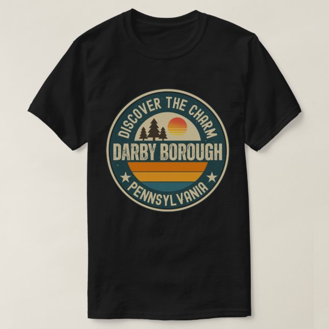 Camiseta Distrito de Darby, Pensilvania (Diseño del anverso)