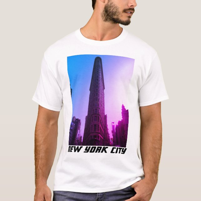 Camiseta Distrito de Flatiron - Nueva York, NY (Anverso)