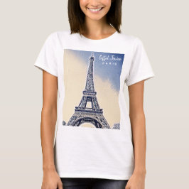 Camiseta Distrito de la Torre Eiffel París Francia