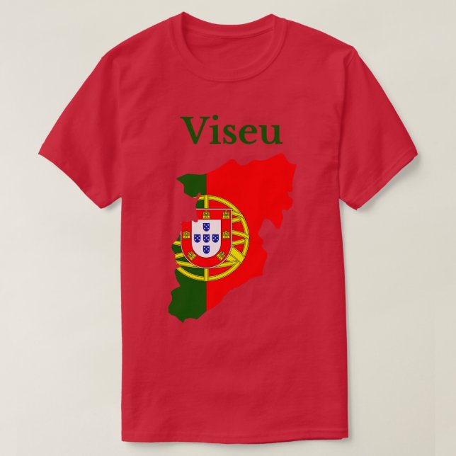 Camiseta Distrito de Viseu Portugal (Diseño del anverso)