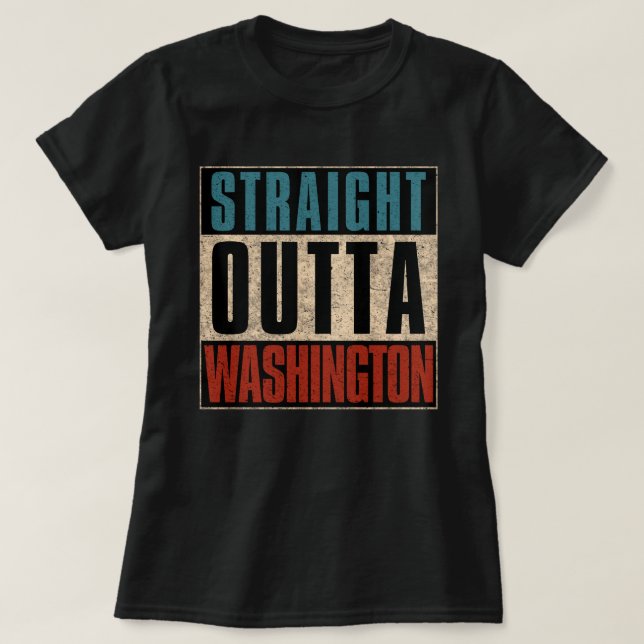 Camiseta Distrito de Washington, Columbia DC (Diseño del anverso)