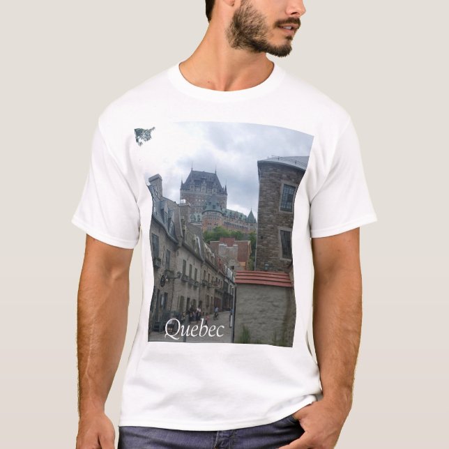 Camiseta Distrito histórico de Quebec (Anverso)