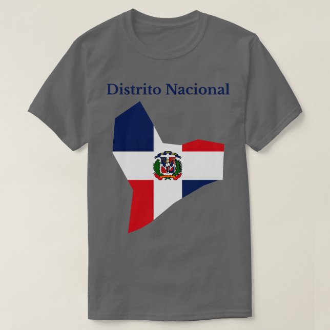 Camiseta Distrito Nacional República Dominicana (Diseño del anverso)