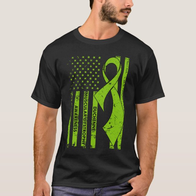 Camiseta Distrofia muscular Duchenne Conciencia (Anverso)