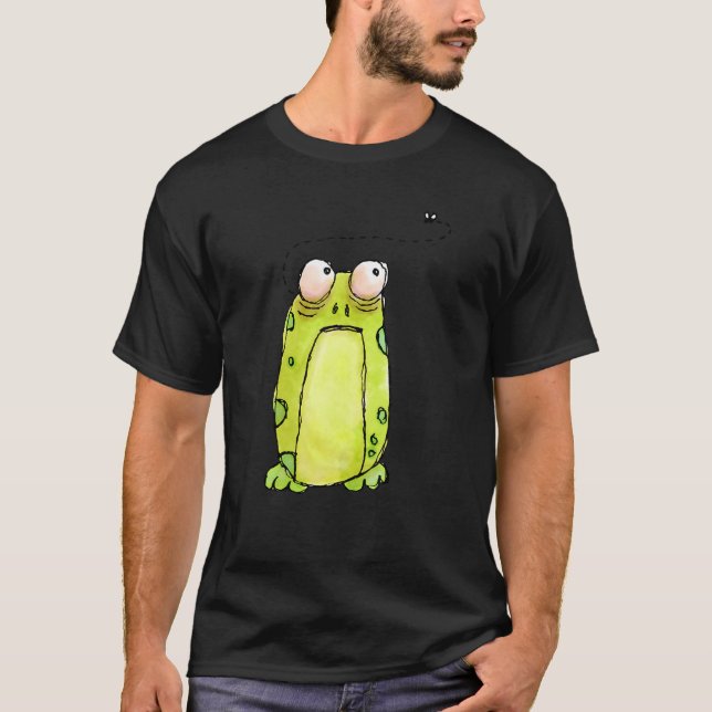 Camiseta Disturbed Frog or Maybe a Toad Who is Very Tired (Anverso)