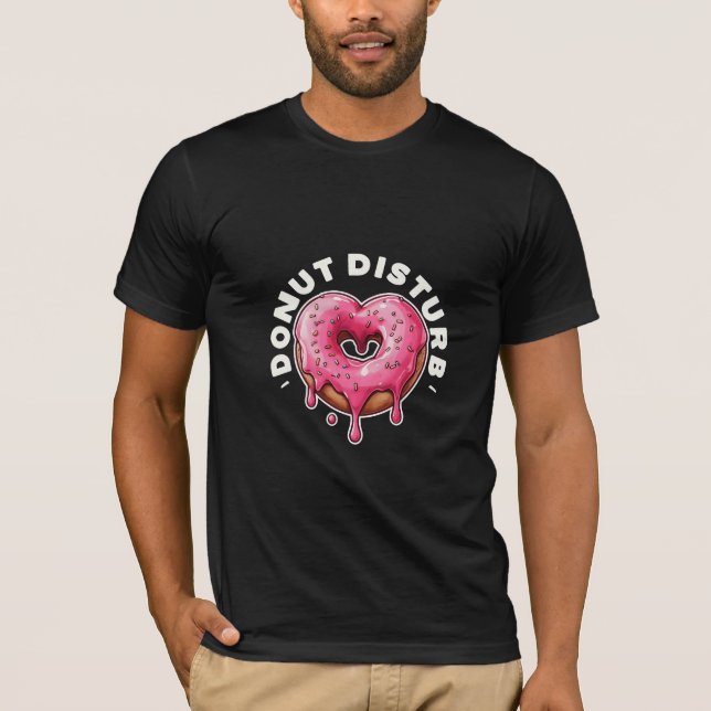 Camiseta Disturbio de Donut para solteros (Anverso)