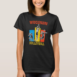 Camiseta Disturbios de Vóley Clásicos de Wisconsin