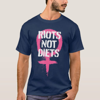 Camiseta Disturbios no Punk feminista gráfico