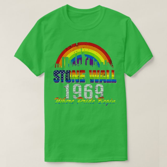 Camiseta Disturbios por las piedras de 1969 (Diseño del anverso)